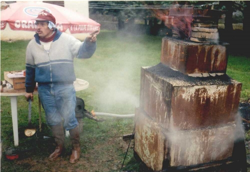 bas fourneau à Bozouls en 1999 2eme bas fourneau de domi.JPG